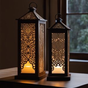 Laser Cut Lantern - Elegant and Charming Home Decor